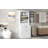 White Bathroom Storage Cabinet With Four Doors