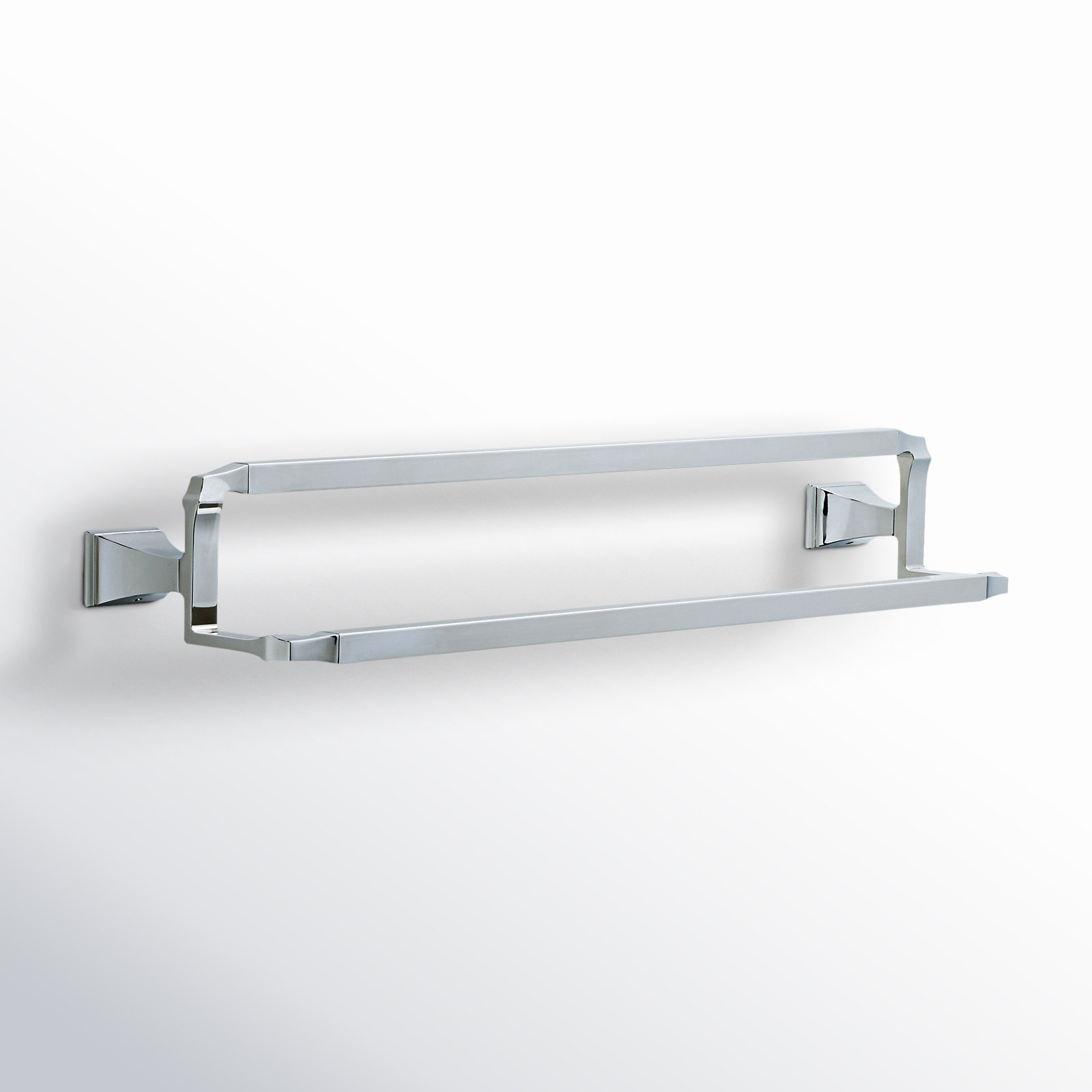 Dryden 26" Wall-Mounted Towel Bar, Chrome