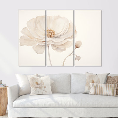 Vintage Floral Delights In Ranunculus - Ranunculus Canvas Art Set