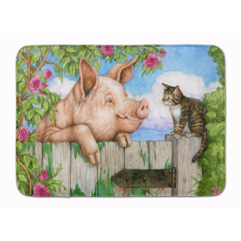 Jonah Memory Foam Non-Slip Bath Rug