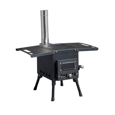 Raynna Rectangle Steel Wood Burning Smokeless Chimnea