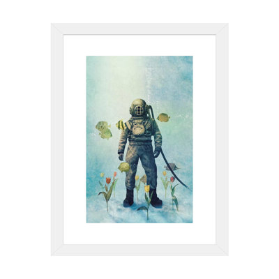 Impression sur fond «Deep Sea Garden III» par Terry Fan