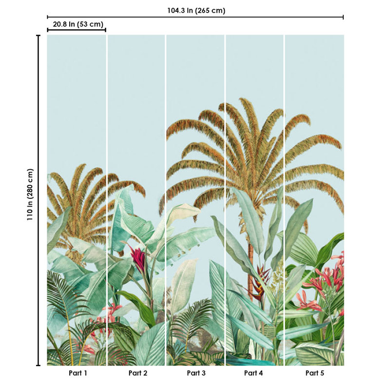Alvilde Floral Wall Mural