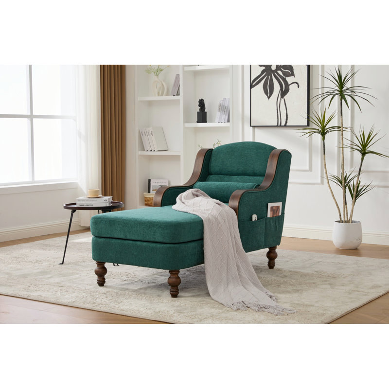 Chaise longue d'intérieur surdimensionnée, canapé de lecture pour le salon, chambre à coucher, Émeraude