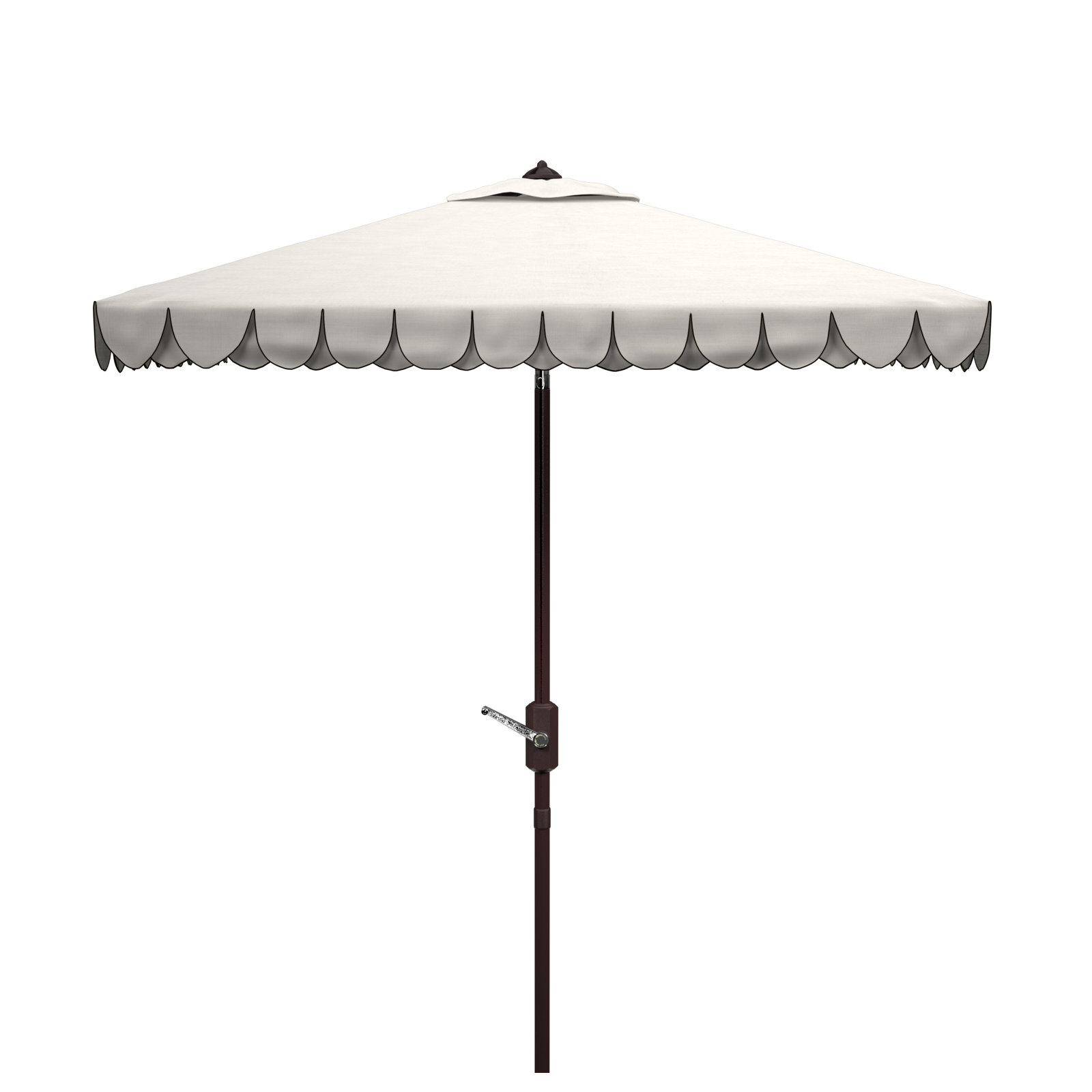 7.5' Market Umbrella, White/Black