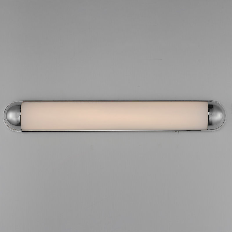 Éclairage pour meuble-lavabo Charboneau, Chrome poli