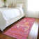 Washable Floral Indoor / Outdoor Rug