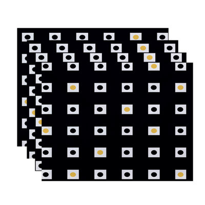 Polyester Geometric Rectangle Placemat