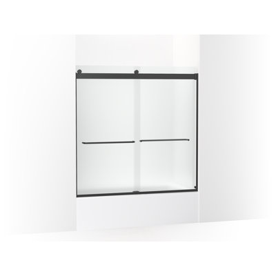 Porte de baignoire de dérivation 59,63 "x 59,75" avec technologie CleanCoat® Levity