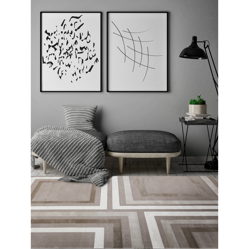 Decoste Geometric Area Rug, Rectangle 160 x 230cm
