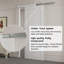 Hidden Style Track Solid Manufactured Wood Panel White Primed Sliding Barn Door With Installation Hardware Kit(No Assembly Required)-111086078-125554071