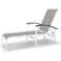 Askar Outdoor Rust-Resistant Metal Chaise Lounge