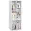Bibliothèque 4 couches à tablettes ouvertes irrégulières-518889329