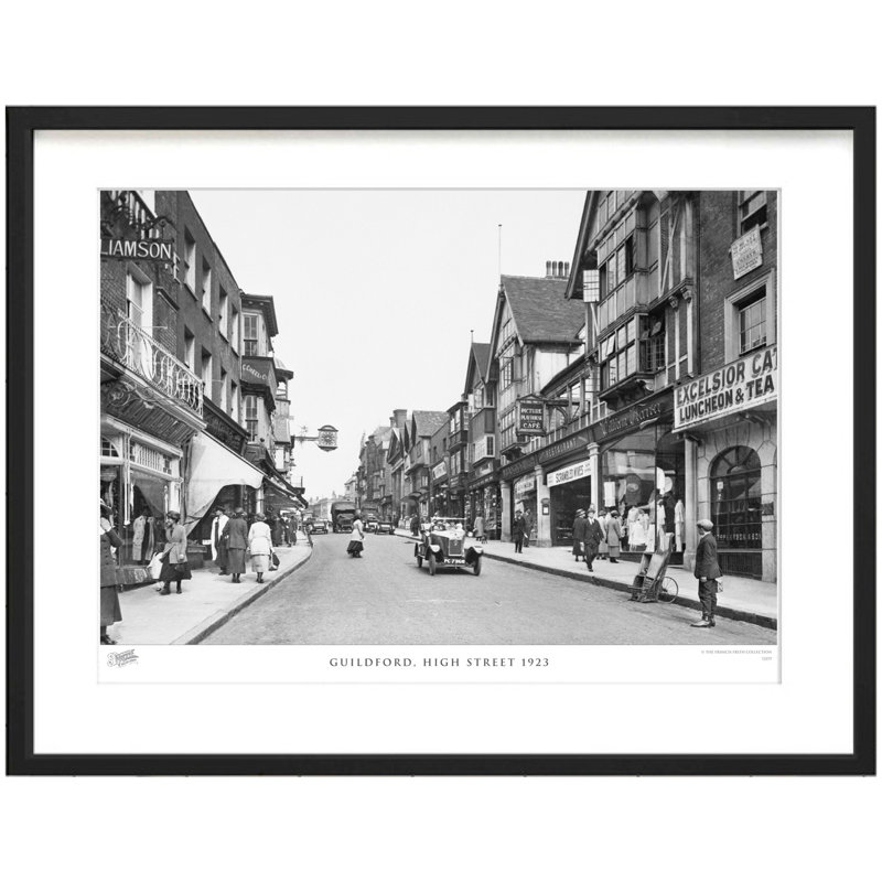 Guildford, High Street 1923 by Francis Frith - Single Picture Frame Print, 60cm H x 80cm W x 2.3cm D