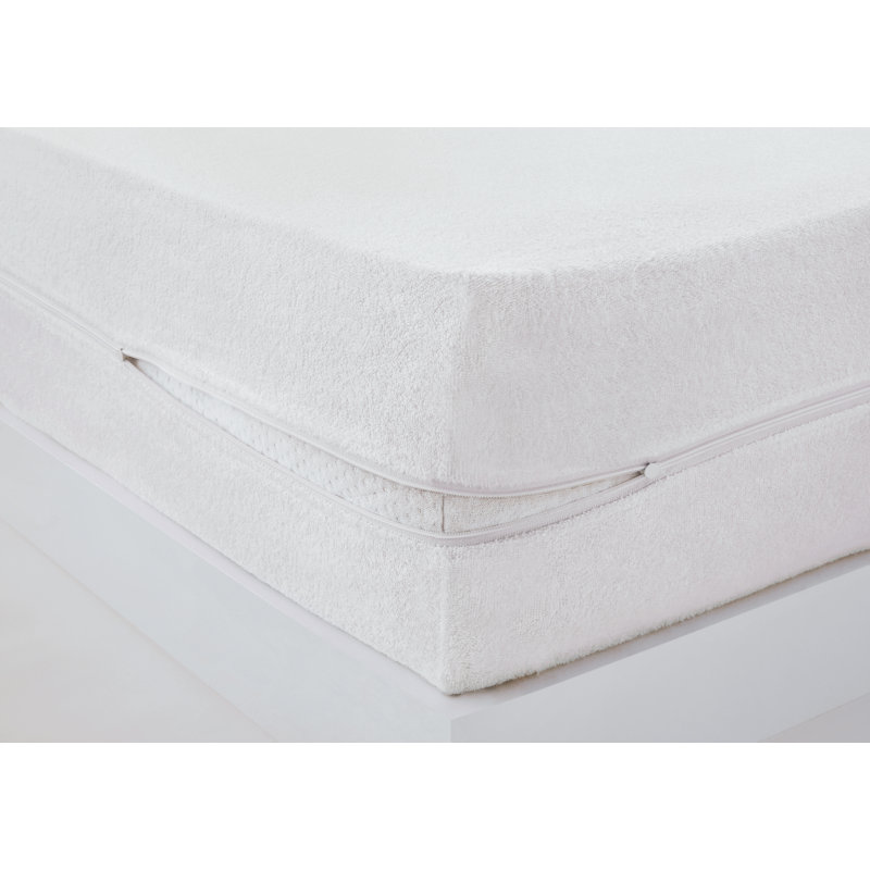 Biscay Zip Mattress Protector Case Pack, 100cm W x 200cm D