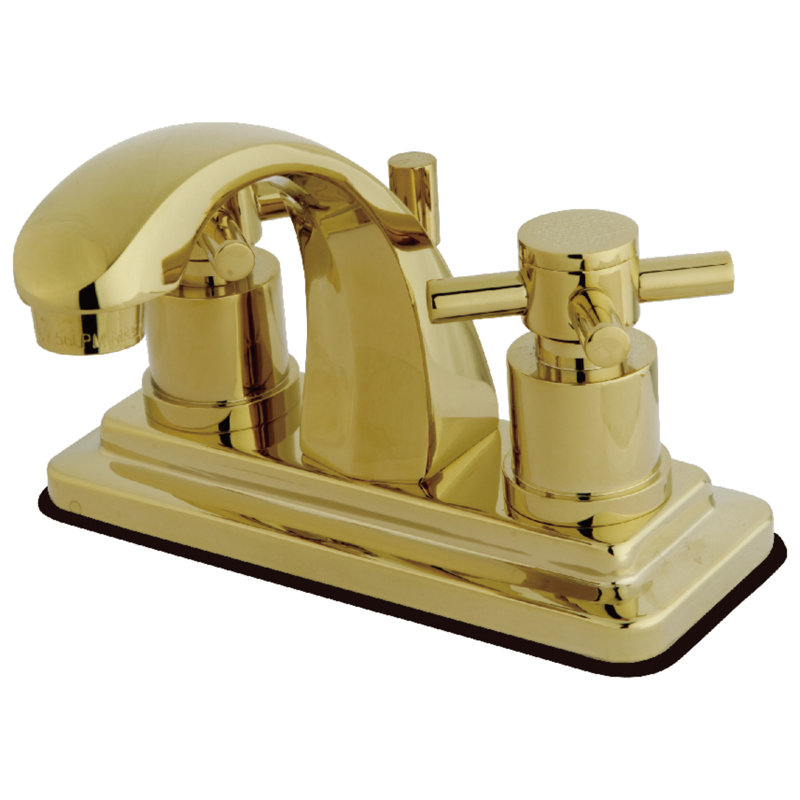 South Beach Centerset Bathroom Faucet with Drain Assembly