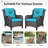 Schutt 22" W Olefin Outdoor Seat/Back Cushion with Removable Zippered Covers-88582760-101539915