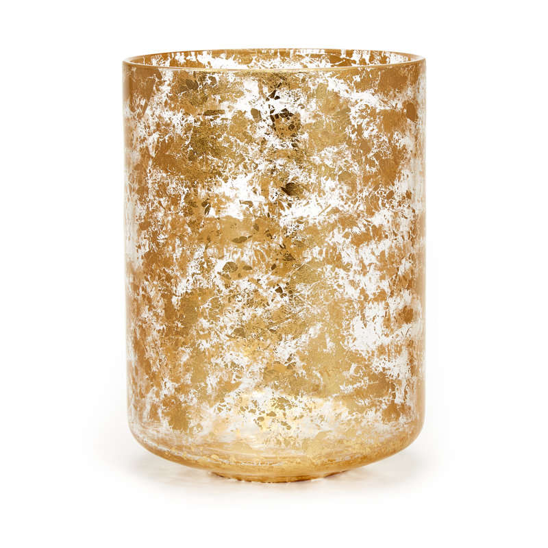 Lydia Gold Waste Basket