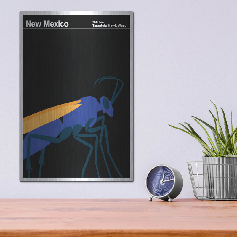 "State Posters Nouveau-Mexique" par Print Collection, H 16 po x l 12 po