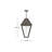 Endsley Single Light Outdoor Aluminum Hanging Lantern