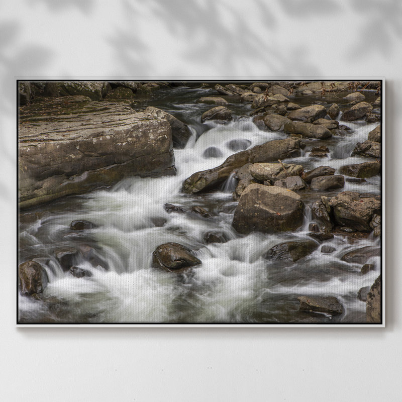 Rush Calm - reproduction d'art sur toile tendue, Blanc, H 25 po x l 17 po x P 2 po