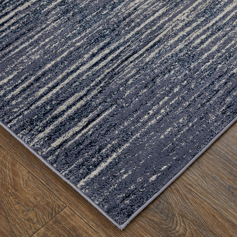 Striped Indoor Rug, Rectangle 1'8" x 2'10"