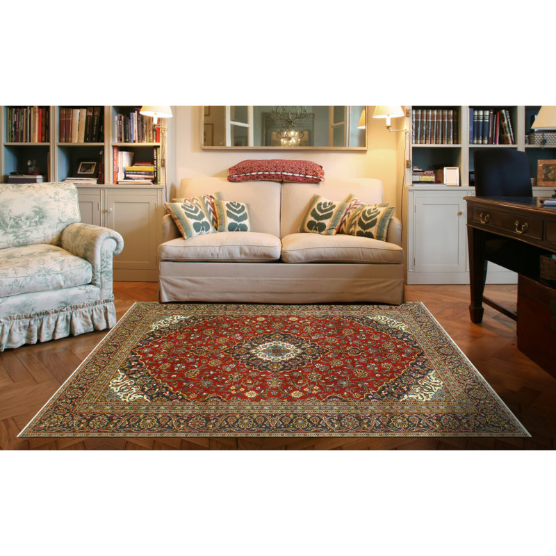 Prabal One-of-a-Kind 5'10" X 9'6" 2022 Wool Area Rug Red