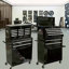 Coffre à outils roulant à grande capacité avec roulettes et tiroirs, armoire de rangement pour outils à 8 tiroirs - Noir-121655995
