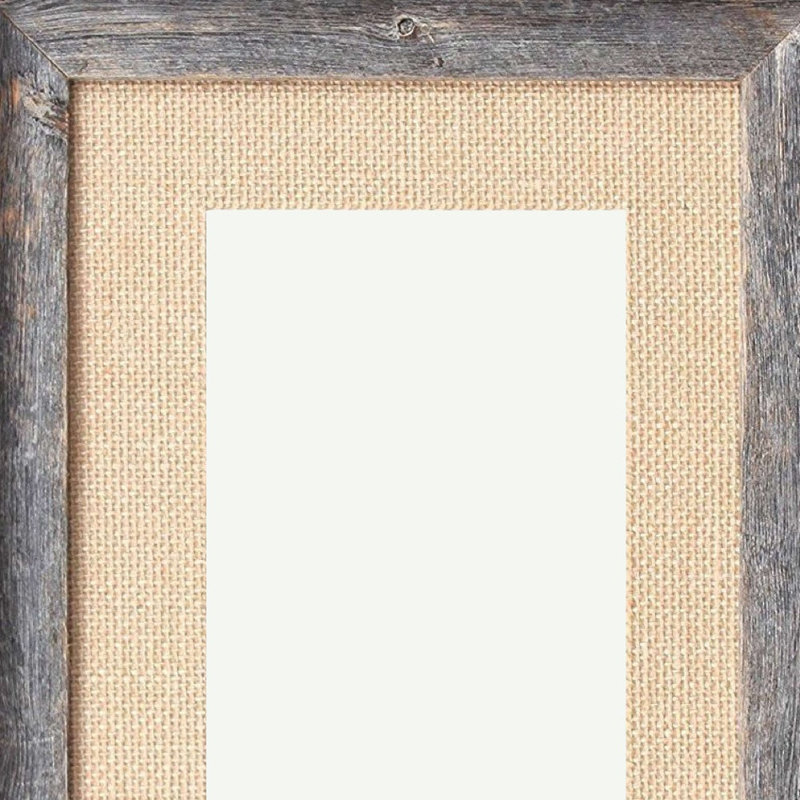 Cadre photo Parley, Toile de jute rustique, 11 po x 14 po