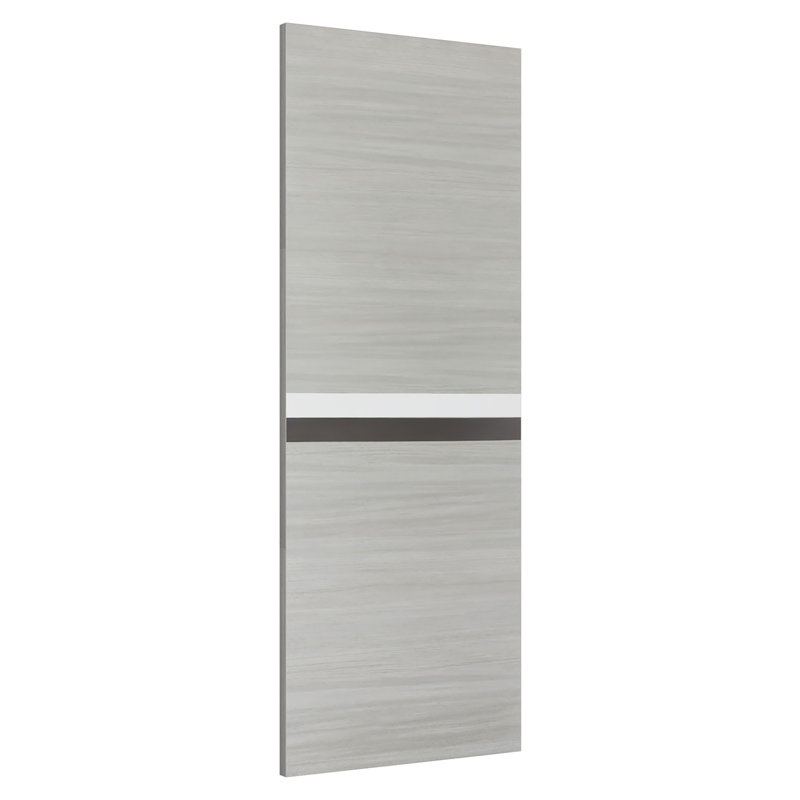 Plaque de porte en mélamine intégrée, aucun assemblage requis, recouverte d'une couche protectrice en mélamine de 2 mm d'épaisseur, écologique, imperméable, résistante à la déformation