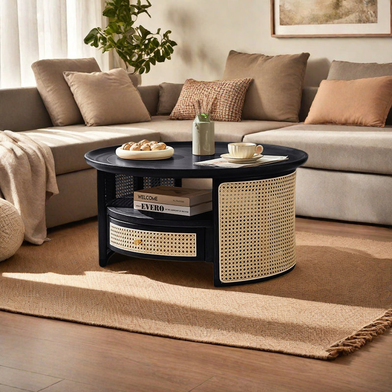 Table basse Nordic, Noir