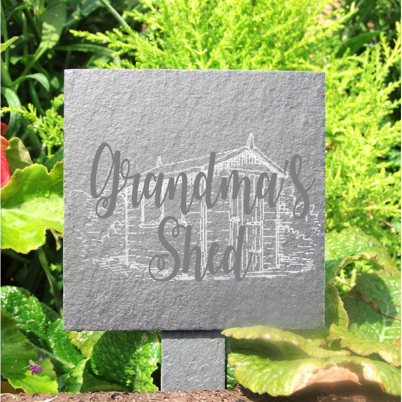Robstown Stone Plants & Flowers Garden Sign