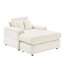 Chaises d'appoint en velours côtelé avec coussins et coussin d'assise moelleux-1423523951