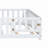 Full Size Floor Platform Bed With Fence And Door For Kids-514382236
