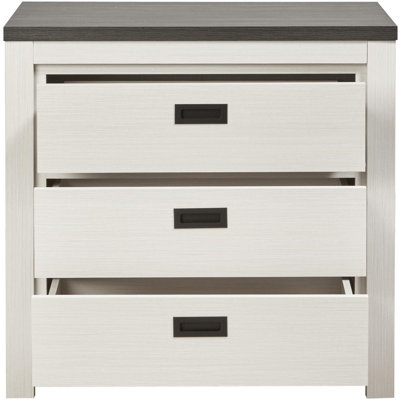 Petworth 86 cm W Chest of 3 Drawers