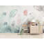 Soft Feathers Abstract Line Drawing Removable Textile Wallpaper-1706748371