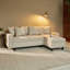 Mitzi 3 Seater Velvet Corner Sectional-284682789