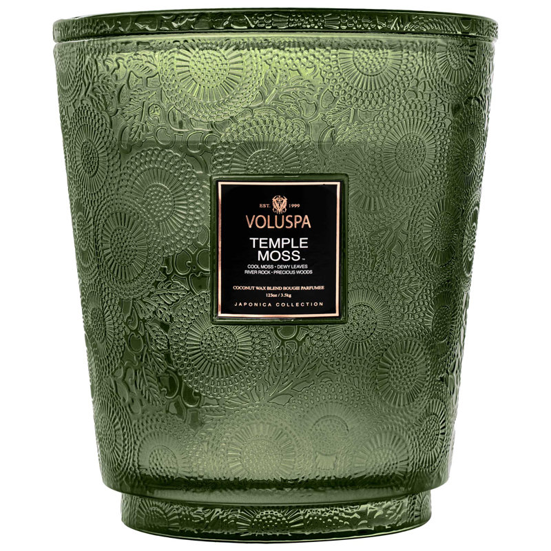 Temple Moss 5 Wick Hearth Candle