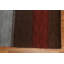 Tapis oriental rayé en laine Gabbeh 8 x 10