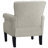 Rivet Tufted Polyester Armchair