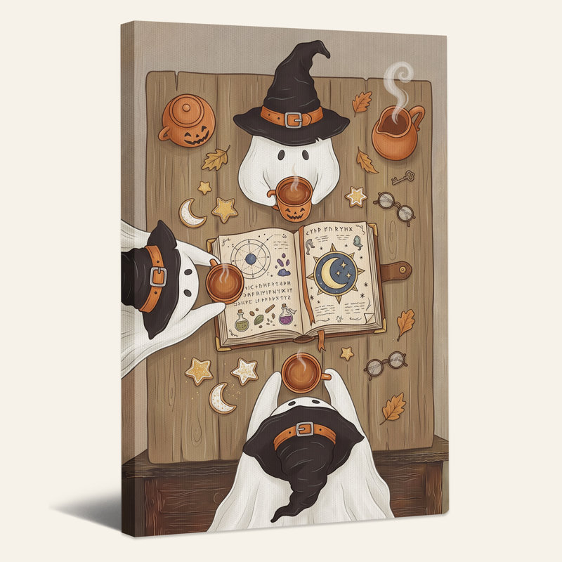 Art mural sur toile Halloween, H 24 po x l 18 po