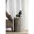 Cylindrical Garden Capiz Stool, Accent Side Table