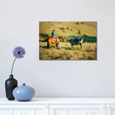 Making Friends by Rhonda Thompson - Wrapped Canvas Print