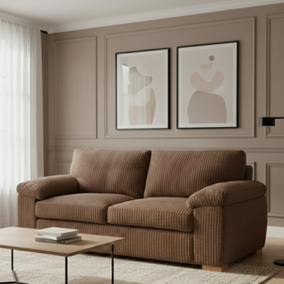 3 Seater Corduroy Sofa