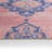 Davin Machine Washable Pink/Blue Rug-1859138153
