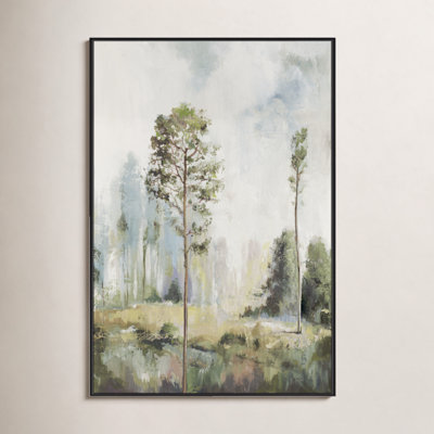 Teton "Tall Green Trees I" Print by Allison Pearce