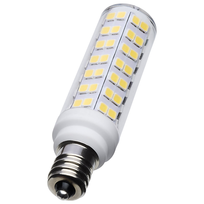 DEL 6,5 watts T6 - Finition transparente - Base E12 - 120 volts, 5000