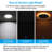 4" 5CCT LED Recessed Light, Anti-Glare Baffle Trim Night Light, CRI90