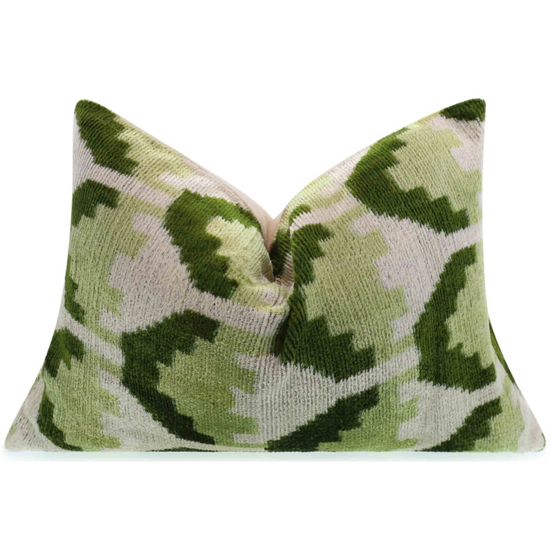 Geometric Velvet Throw Pillow