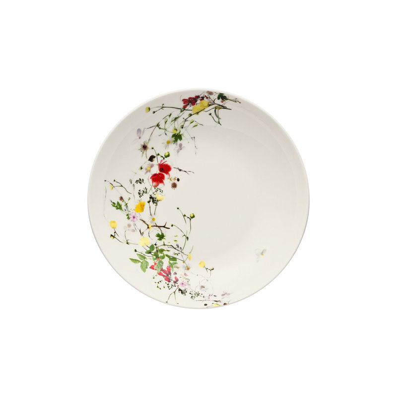 Brillance Fleurs Sauvages Bone China Soup Plate
